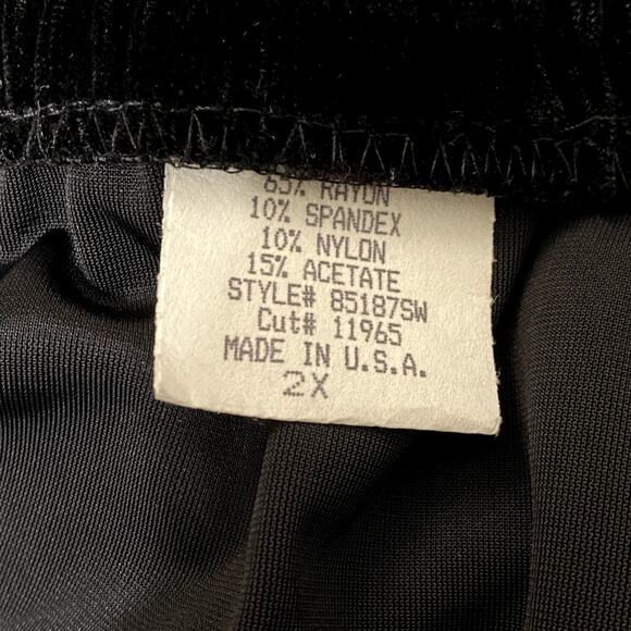 Vtg 90's Stunning Whimsigoth Patchwork Velvet Floral Wtichy Goth Vamp Maxi Skirt - Picture 14 of 15